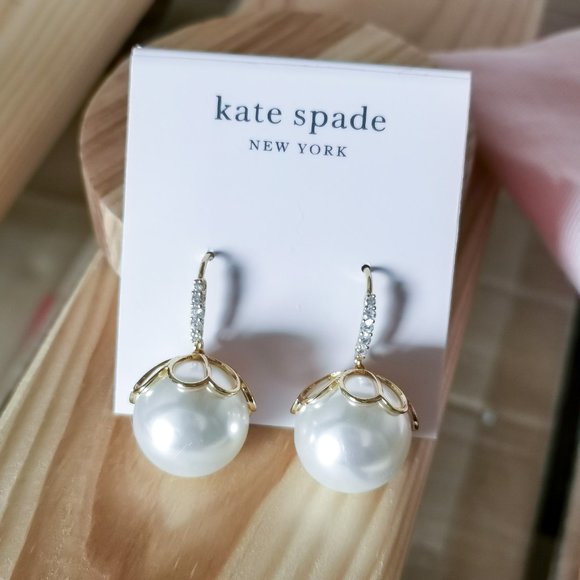 Kate Spade Pearlette pearl statement earrings